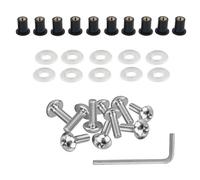 Écrou de vis de Moto Kit De Boulons Et Vis De Carénage pour H&Onda Goldwing 1500 1800 GL1500A GL1500I GL1500SE GL1800 M5 Vis de Boulon de Moto(Argent)