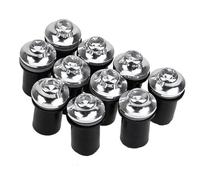 Écrou de vis de Moto Kit De Vis De Carénage Et Écrous De Pare-Brise pour Suzuki GSXR GSX-R 600 750 1000 K1 K2 K3 K4 K5 K6 K7 K8 K9 K11 M5 Vis de Boulon de Moto(Argent)