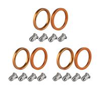 Écrou d'échappement compatible avec XR XL 200R 250R Nighthawk 250 Goldwing 1500 Interceptor 500 700 750(3set)