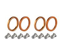 Écrou d'échappement compatible avec XR XL 200R 250R Nighthawk 250 Goldwing 1500 Interceptor 500 700 750(2set)