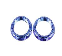 Écrou d'essieu arrière en titane Gr5 FLAWLESSTI, pas M48 x 1,5(Purple 2 PCS,Multistrada)