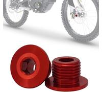 Écrou d'essieu de fourche avant M16 x 1,5 pour Surron, moto Surron Light Bee x/s Talaria Sting R MX4 MX3 TL4000 X3 Rouge