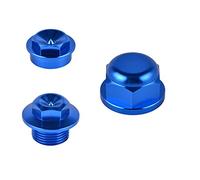 Écrou D'essieu De Verrouillage De Roue Avant Et Arrière en Aluminium, for Husqvarna for KTM 125 200 250 300 350 400 450 500 XCW EXC EXCF 2016 - 2021(Blue)