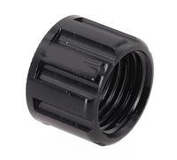 Écrou d'essieu en aluminium noir M15 pour axe de vélo, capuchon de moyeu robuste comme pièce de rechange, pas de filetage P1.0/P1.5/P1.75, 19 x 14 mm (M15 x 1,5 mm)