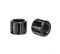 Écrou d'essieu traversant M15 pour moyeux de 12/15 mm avec plusieurs options de filetage P1.0 P1.5 P1.75 Embout d'arbre en aluminium léger (M12 x 1,75 mm)