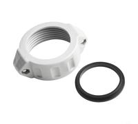 Écrou d'extension en PVC gris avec vis et joint torique pour raccord de souffleur à bulles gonflable Coleman de rechange étanche pour raccord de tuyau Airjet 5,8 cm de diamètre