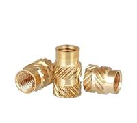 Écrou D'insertion En Laiton M2 .5 M3, Filetage Moleté Thermofusible, Moulage Par Injection Thermique, 20/30 Pièces(Length3mm,M3x4.2mm-20pcs)