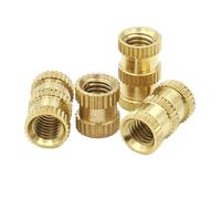 Écrou D'insertion En Laiton M5 M6 M8 M10, Moulage Par Injection, Filetage Moleté, 5 À 50 Pièces(Length 6mm,M5x OD8.3mm (25pcs))