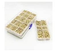 Écrou d'insertion fileté en laiton, Jeu de filetage d'écrou moleté en laiton thermofusible for imprimante 3D M2-M6(M2-M4 600pcs)