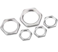 écrou, écrou hexagonal, 10 pièces/ensemble filetage femelle métrique écrou de blocage hexagonal raccord tuyau en acier inoxydable 304