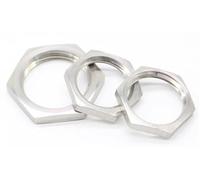 écrou, écrou hexagonal, Filetage femelle métrique, écrou de blocage hexagonal, raccord tuyau en acier inoxydable 304, 10 pièces/ensemble