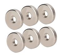 Écrou en acier au carbone, écrou moleté à torsion à la main en acier au carbone M10 nickelé pour machine