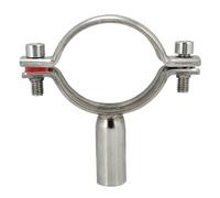Écrou en acier inoxydable 304 - Vis d'expansion - Collier de serrage rond pour tuyau de suspension - Raccord de tuyau de 19 à 89 mm - Support de fixation de soudure (63 mm)