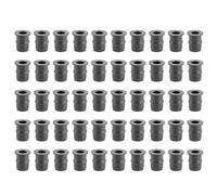 Écrou en caoutchouc Aramox, écrous en caoutchouc M5 noir 5mm outil de fixation de fixation de carénage de pare-brise de moto métrique(A(50pcs))