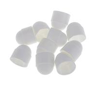 Écrou En Plastique Blanc/Capuchons de Couvercle de Taille de Clé 18MM - PK 10