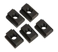 ecrou etau perceuse m12 Écrous à Fente en T, 5 Pcs Finition Oxyde Noir Écrous à Fente en T Filetage M12 S'adaptent aux Rainures en T des Tables de Machines-outils