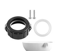 Écrou Fendu De Chauffe-Eau - Kit D'écrous avec Deux Vis Et Un Joint | Joint De Chauffe-Piscine Fiable | Joints Toriques Universels pour Les Spas, La Plomberie Et Les Réparations