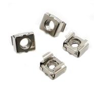 Écrou flottant M4 M5 M6 M8 M10 en acier au nickel-carbone, écrou de montage for rack, cage for carte boîtier élastique, for(M5 10pcs)