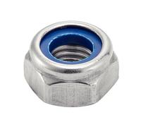 Écrous de sécurité hexagonaux - bague polyamide - inox A4 - diamètre 5 - 200 pièces ACTON