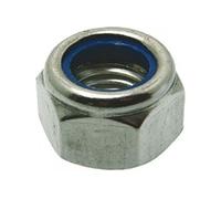 Ecrou frein zingué blanc D14 14x22x14 en boite de 100 - NEGOCE PLUS - EN14BLC