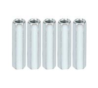 Écrou hexagonal, 5pcs M6 × 40mm hexagonal douille écrou long tige écrou Attaches filetées pour la maison, appareils de bureau, équipement de communication, assemblée de navire
