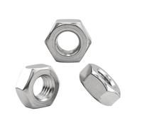 Écrou hexagonal à filetage standard métrique en acier inoxydable 316, 1 à 50 pièces, M3, M4, M5, M6, M8, M10, M12, M14, M16, M18, M20, M22, M24(M4 50pcs)