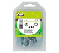 Écrou hexagonal acier zingué Ø 18 mm - Paquet de 20