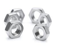 Ecrou hexagonal bas à pas fin, acier inox DIN 439 / ISO 8675 (M12x1) x1