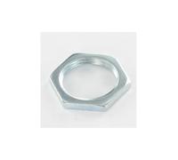 ECROU HEXAGONAL BAS HM /CONTRE ECROU 20 PAS 125 EP2.8 S/PLAT25 ACIER ZING BLANC