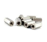 Écrou Hexagonal de Jonction Haut Acier Inox A2 DIN 6334 (M20) x10