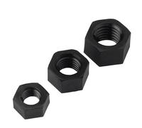 Ecrou Hexagonal Écrous hexagonaux en nylon et plastique blanc ou noir, 5 à 50 pièces, M2, M2.5, M3, M4, M5, M6, M8, M10, M12, M14, M16, M18, M20(Black,M16 (5pcs))