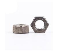 Écrou hexagonal en acier au carbone, écrou en acier inoxydable, 1 à 10 pièces DIN9021 GB93 M3 M4 M5 M6 M8 M10 M12 Gr2 TA2 TA2 Pure Anneau élastique à ressort hexagonal écrou de blocage anneau