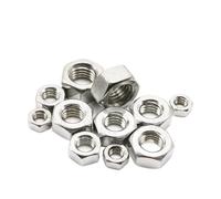 Écrou hexagonal en acier inoxydable 304 for boulon à vis M1 M1.2 M1.4 M1.6 M2 M2.5 M3 M4 M5 M6 M8 M10 M12 M16 M20 M24 1/50/100 pièces(100pcs M1.2)
