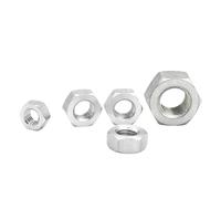 Écrou hexagonal en aluminium M2 M2.5 M3 M4 M5 M6 M8 M10 M12 M14 M16 M18 M20 M22 M24, 1 pièce, 2 pièces, 5 pièces, 10 pièces, 20 pièces, 50 pièces(M20 (2pcs))