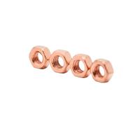 Écrou hexagonal en cuivre rouge M3 M4 M5 M6 M8(10pcs M4)