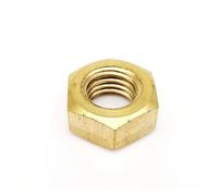 Écrou hexagonal en laiton massif et cuivre, 5 pièces/10 pièces/25 pièces/50 pièces/100 pièces, M1 M1.2 M1.4 M1.6 M2 M2.5 M3 M4 M5 M6 M8 M10 M12(5pcs M12)