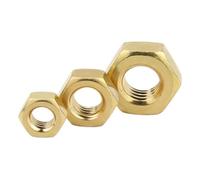 Écrou hexagonal en laiton massif et cuivre M1.4-M24 for boulon à vis(M22-1pcs)