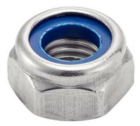 Écrou hexagonal frein indésserrable avec bague nylon inox A2 DIN 985 M18 boîte de 50 - ACTON - 6260218
