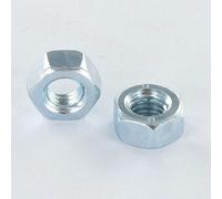 ECROU HEXAGONAL HU 5/16 UNC OU EQUIVALENT BSW PAS ANGLAIS WHITWORTH ACIER ZING BLANC GRADE2