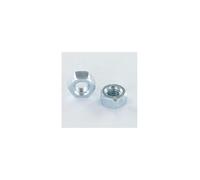 ECROU HEXAGONAL HU M8 PAS A GAUCHE CL8 ACIER ZING BLANC