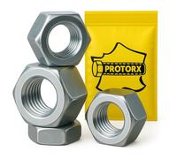 Ecrou Hexagonal Inox M12 : (Diam.int = 12mm x Diam.ext = 19mm) 20pcs Hu Acier Inoxydable Metal A2 - DIN934 | Bricolage Réparation Visserie | Anti-Corrosion Usage Exterieur-Interieur | PROTORX