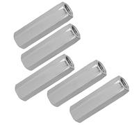 Écrou Hexagonal Long, 5 Pièces en Acier galvanisé M10 X 40/50 écrou fileté Hexagonal pour Appareils Ménagers et de Bureau, équipements de Communication et Autres Machines (M10*50)
