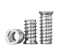 Écrou Hexagonal Noix Bois, Type Acier Inoxydable