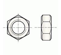 Ecrou hexagonal nylon - diamètre 10 mm - 100 pièces ACTON