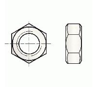 Ecrou hexagonal nylon - diamètre 10 mm - 100 pièces ACTON