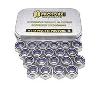 Ecrou Indesserable Autofreiné M8 : Boite 20 Pcs Nylstop Autobloquant Frein Inox Bague Nylon de Blocage | Acier Inoxydable | Usage Interieur et Exterieur | Hexagonal (Diam. 8mm x 13mm) HI - Din985