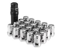 écrou jante Compatible avec Hyundai Écrous de roue de voiture M12x1.5 écrou heptagonal vis de 32 mm avec clé à douille