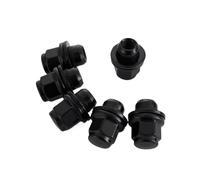 écrou jante Compatible avec Nissan pour Altima 2008 2009 2010 2011 2012 2013 2014 2015 2016 2017 2018 2019 2020 Écrous de roue hexagonaux 21 mm M12 x 1.5 37 mm(Black)