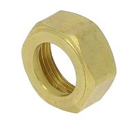 Écrou laiton 6 pans collet battu Ø18-3/4