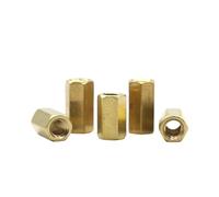 Écrou Long 10pcs/lot Brass Hex Male To Female Standoff Pillar Stud Mount Spacer Hexagon Hollow Bolt Screw Motherboard(8mm,M4)